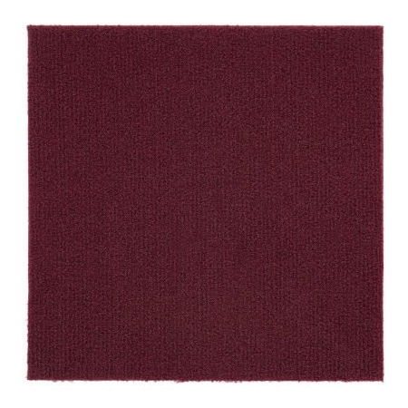 Achim Importing Achim Nexus Self Adhesive Carpet Floor Tile 12in x 12in, Burgundy, 12 Pack NXCRPTBU12